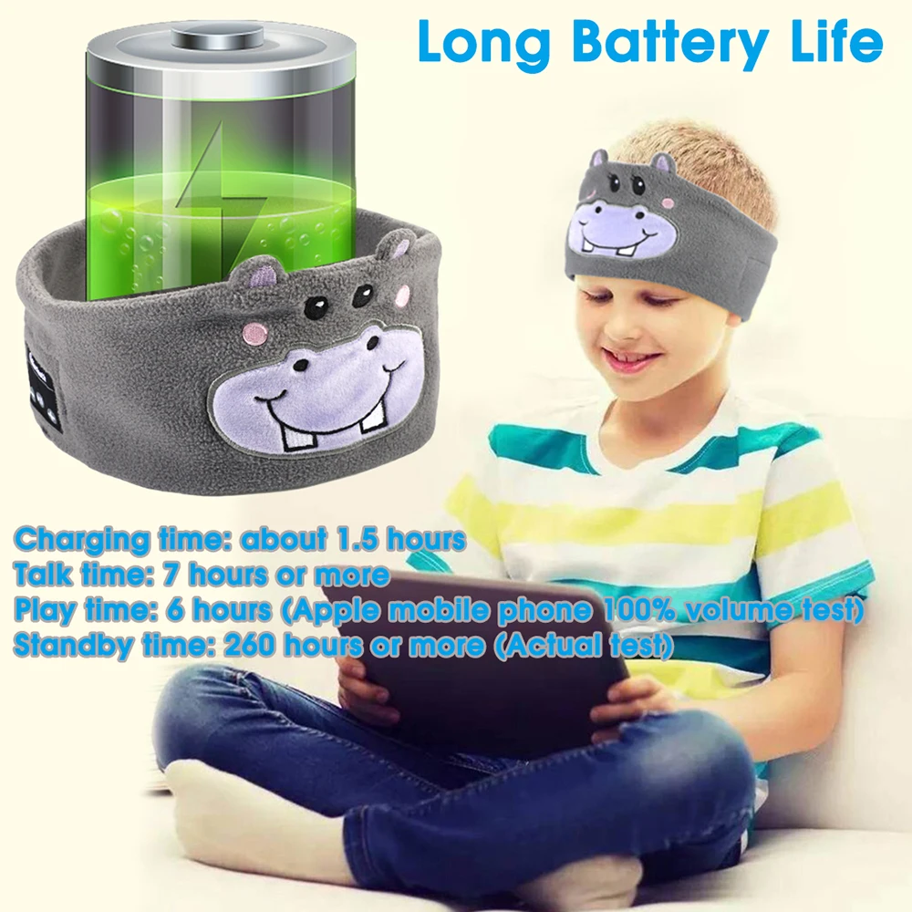 Детская Мягкая Беспроводная музыкальная гарнитура для мальчиков и девочек |