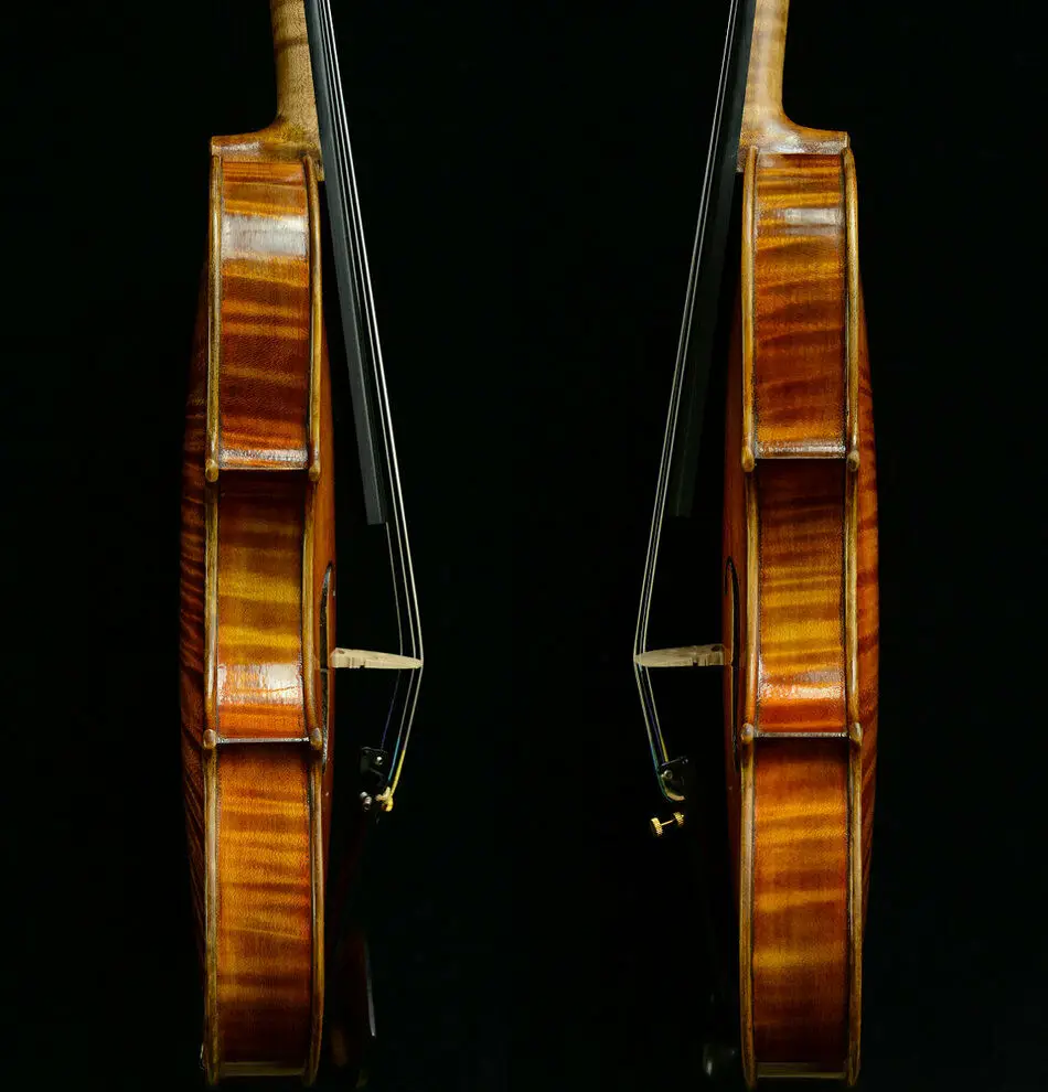 Настоящая фотография мастер скрипки Guarneri дель Gesu 1743 Cannone скрипка великолепный