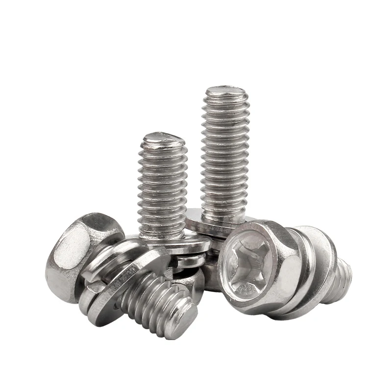 Винт M4 M6 M8 с шестигранным крестообразным углублением метрическая резьба