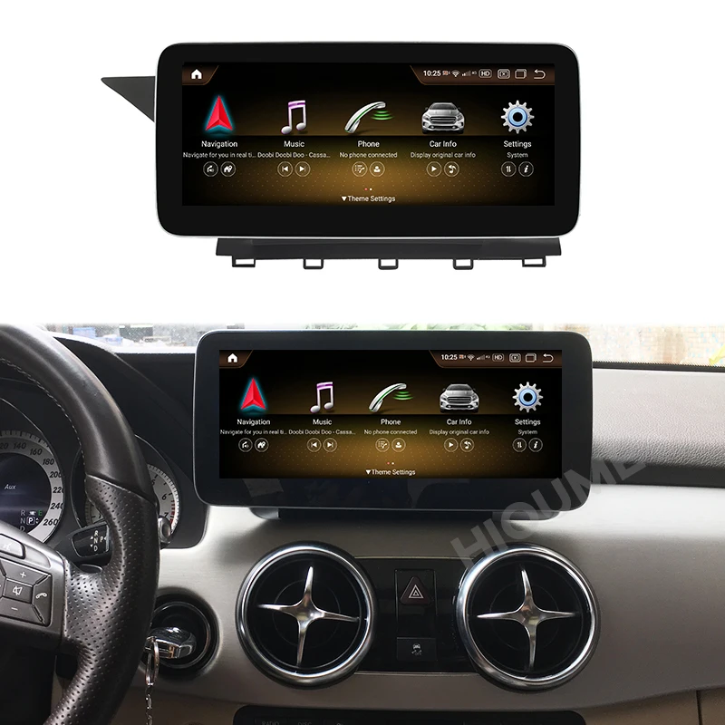 Snapdragon Android 11 Автомобильный мультимедийный плеер для Mercedes Benz GLK Class X204 2008-2015