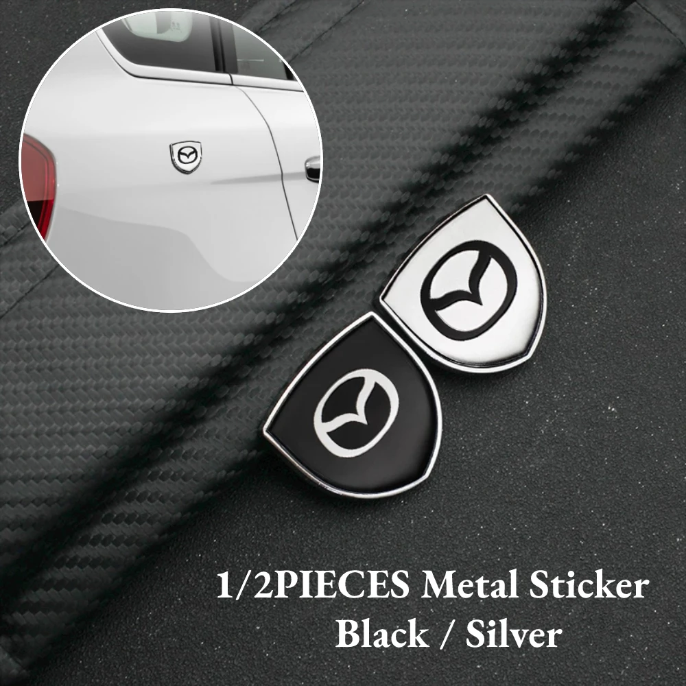 

Car Decoration Trunk Window Metal Decal Emblem Door Chrome Shield Sticker For Mazda 2 3 BK BL 5 6 GH Axela Atenza CX5 CX7 CX9 RX