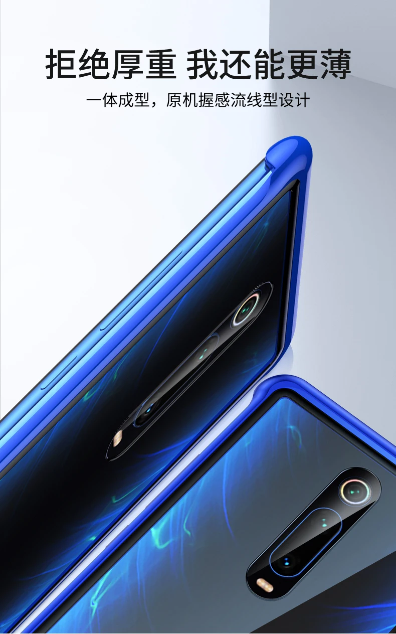 K20pro металлический бампер чехол для Xiao mi xaomi mi 9t mi 9t Pro mi 9tpro Red mi K20 Pro HD закаленное стекло задняя крышка Coque тонкий безрамочный