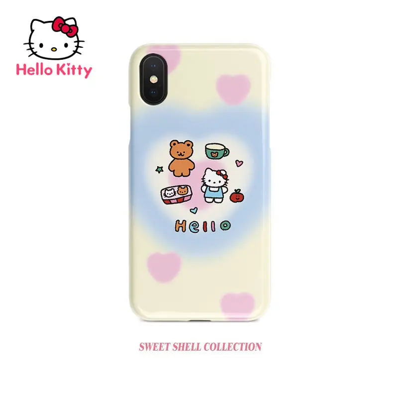 

Hello Kitty All-Inclusive Glossy Silicone Phone Case for iPhone13 13Pro 13Promax 12 12Pro Max 11 Pro X XS MAX XR 7 8 Plus Cover