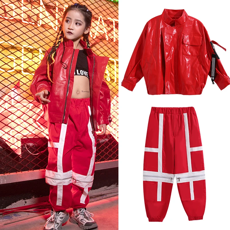 Детские джазовые танцевальные костюмы для девочек комплект уличных танцев