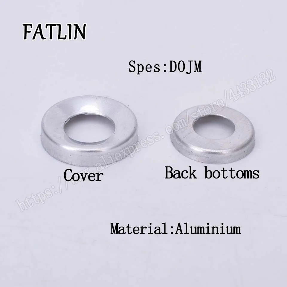 100 комплектов 18L 44L тканевые покрытые пуговицы покрытие плоская задняя сторона