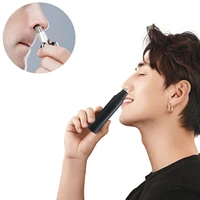 electric nose hair trimmer and ear hair trimmer vacuum cleaning system for mens nose hair trimmer waterproof for mens gift 2022