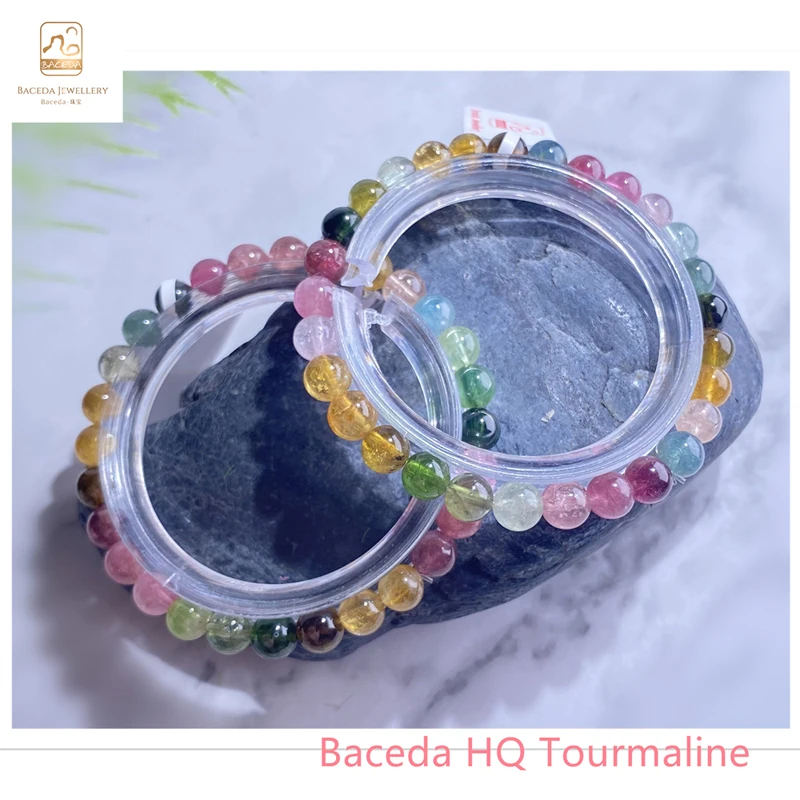 

Восхитительный турмалиновый браслет Baceda из натуральных кристаллов HQ для привлечения любви и решения проблем в отношениях