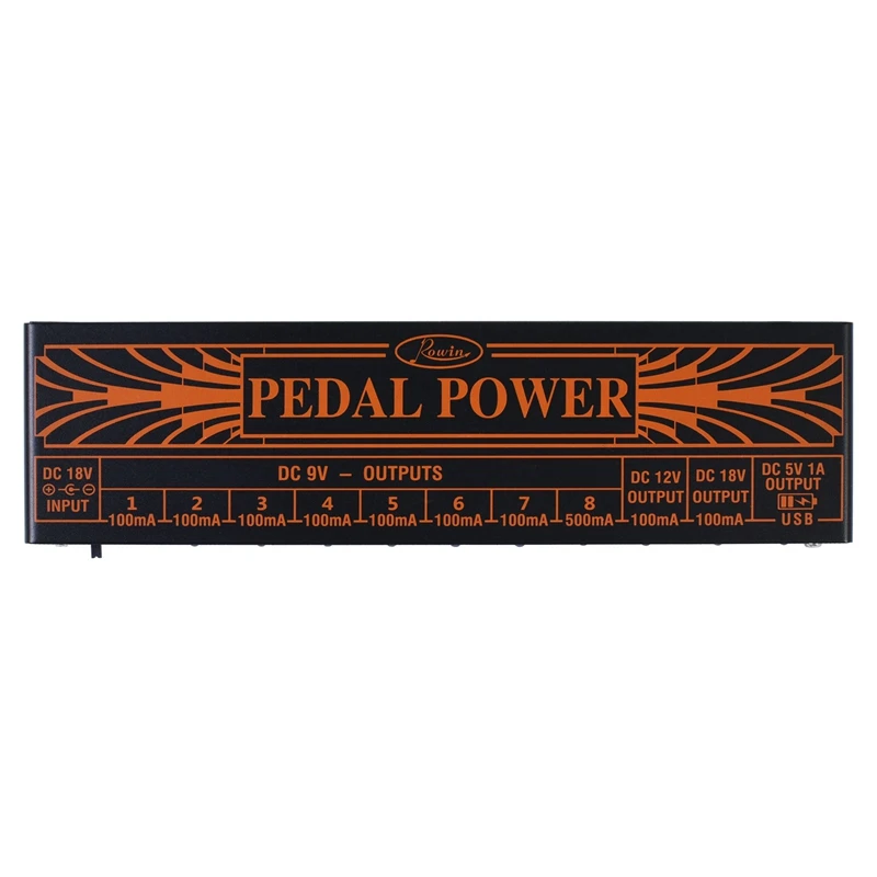 Блок питания с педалью для гитары многоконтурный тюнер 10 изолированными