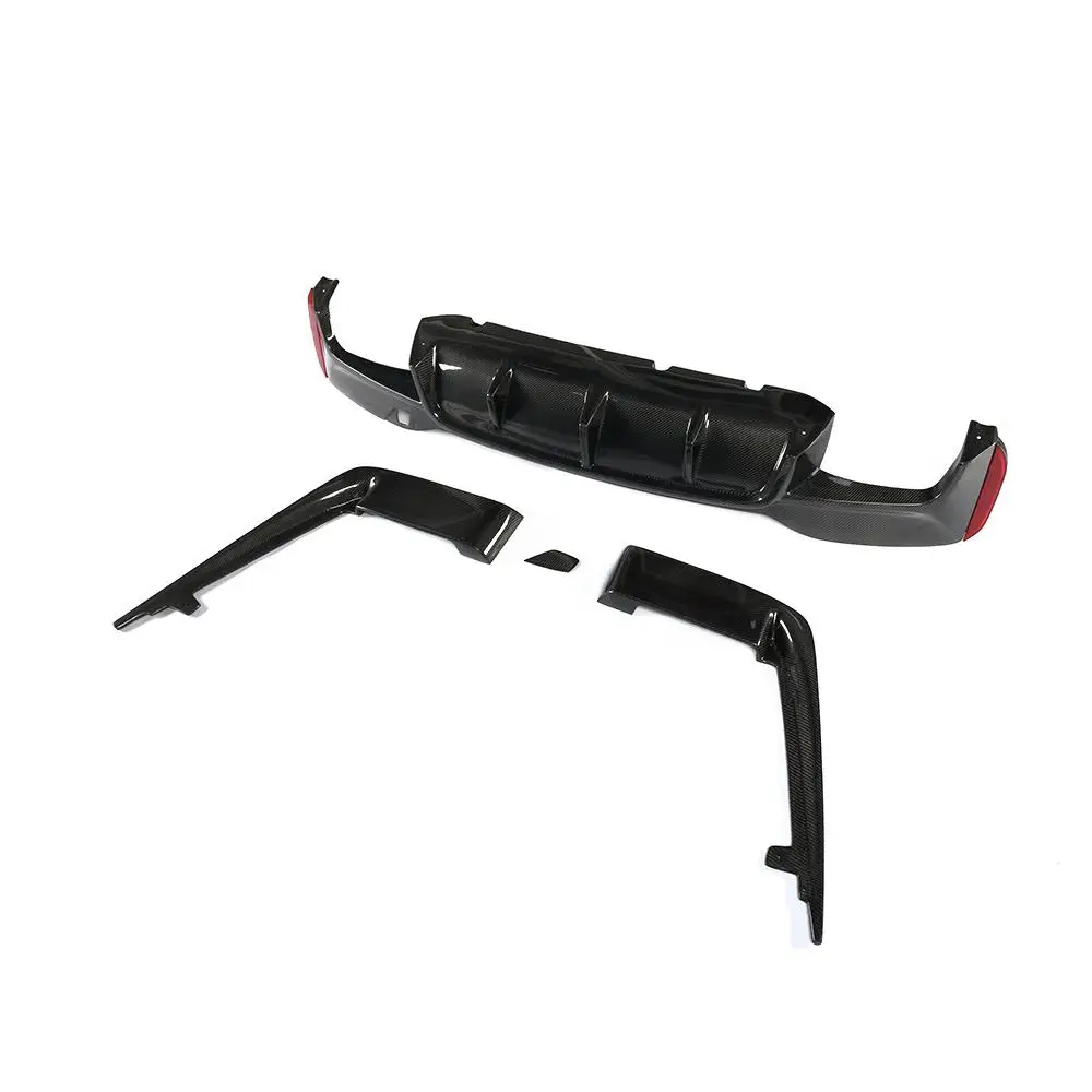 3 шт. задний бампер из углеродного волокна диффузор для губ спойлер BMW 5 серии F90 M5