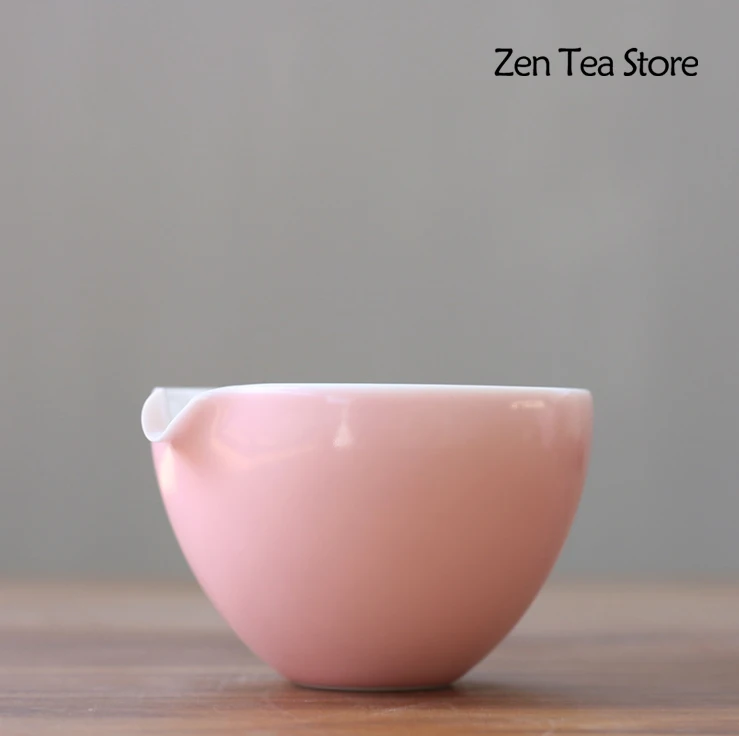 Розовый Цвет Глазурь ручной захват чаша керамическая крышка - Цена: 1 051,50 руб.