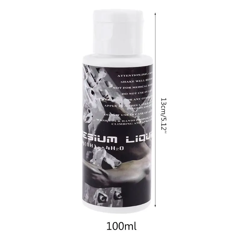

1 Bottle 100ml Liquid Chalk Sports Magnesium Powder Fitness Weight Lifting Anti Slip Cream