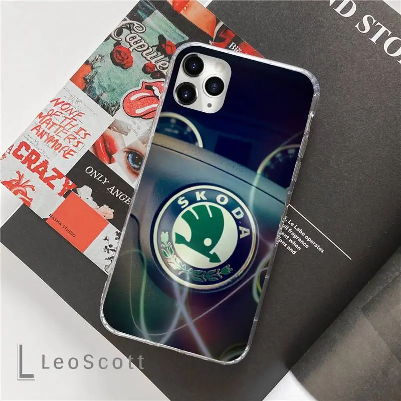 

car Skoda Phone Case For iphone 12 5 5s 5c se 6 6s 7 8 plus x xs xr 11 pro max mini
