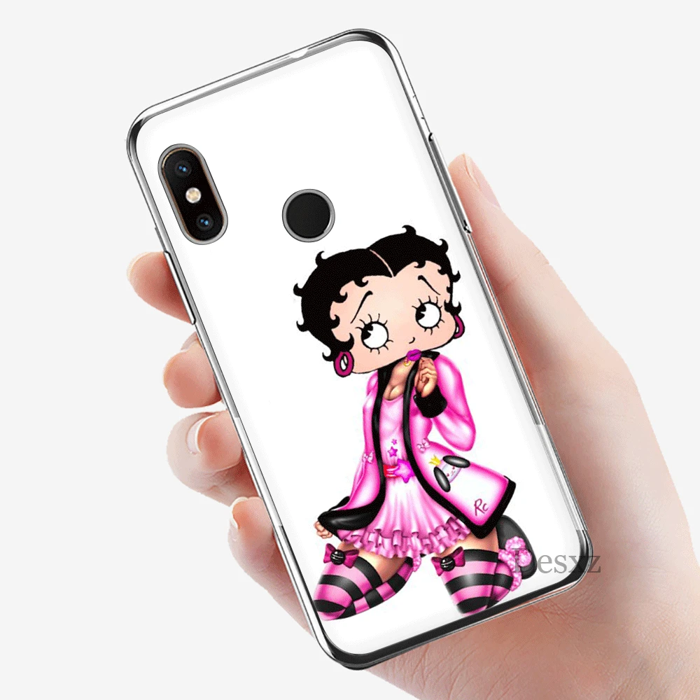 Чехол для телефона Xiaomi Redmi GO 7 S2 4A 4X5 5A плюс 6 6A 7A K20 Pro крышка Betty Boop