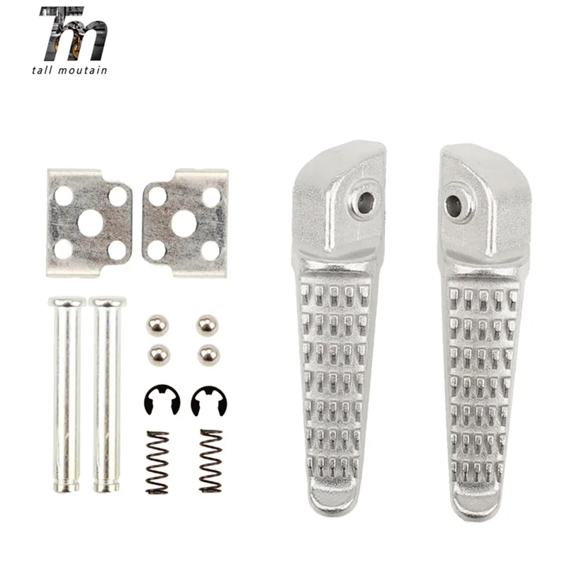 

For Kawasaki ZX-6R 636 ZX-7R ZX-9R ZX-10R ZX-12R Motorcycle Front Rear Foot Pegs Footrest Pedal