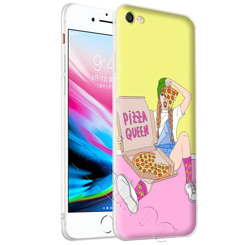 Чехол для телефона YIMAOC с изображением пиццы iPhone 11 Pro XS X XR Max 8 7 6 6S Plus SE 5S | Мобильные