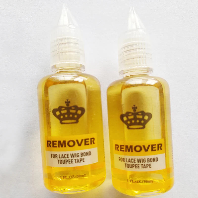 2pcs remover Набор для удаления клея 0,5 унций 15 мл кружевной парик Клей Бонд прозрачный клей для кружева шелковое закрытие парик Синтетический фронтальный мужской парик - Цвет: 2pcs remover
