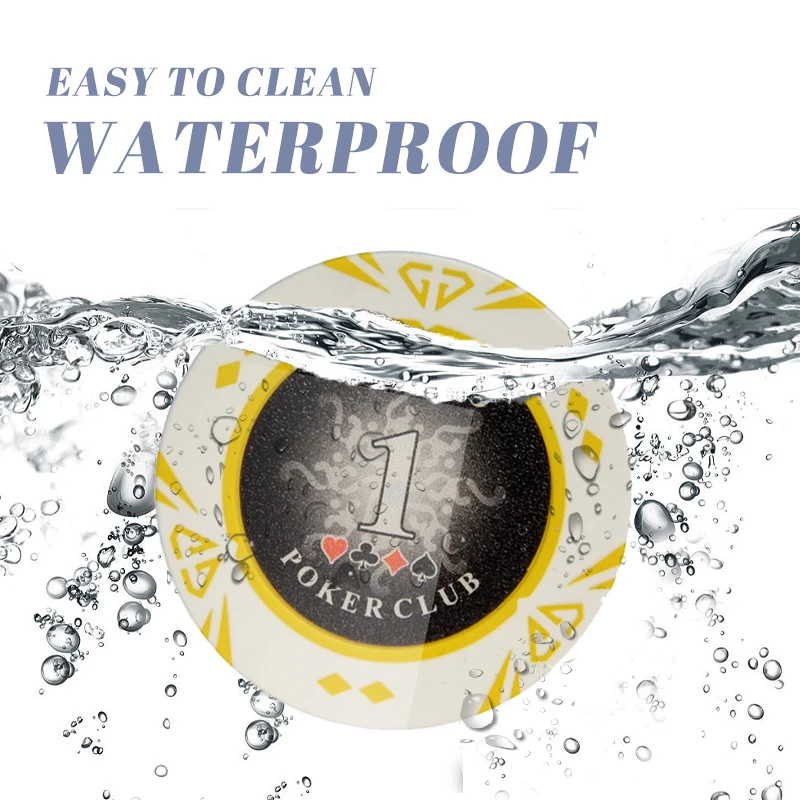 Набор фишек для Покера из глины фишки казино алмазные монеты развлекательные