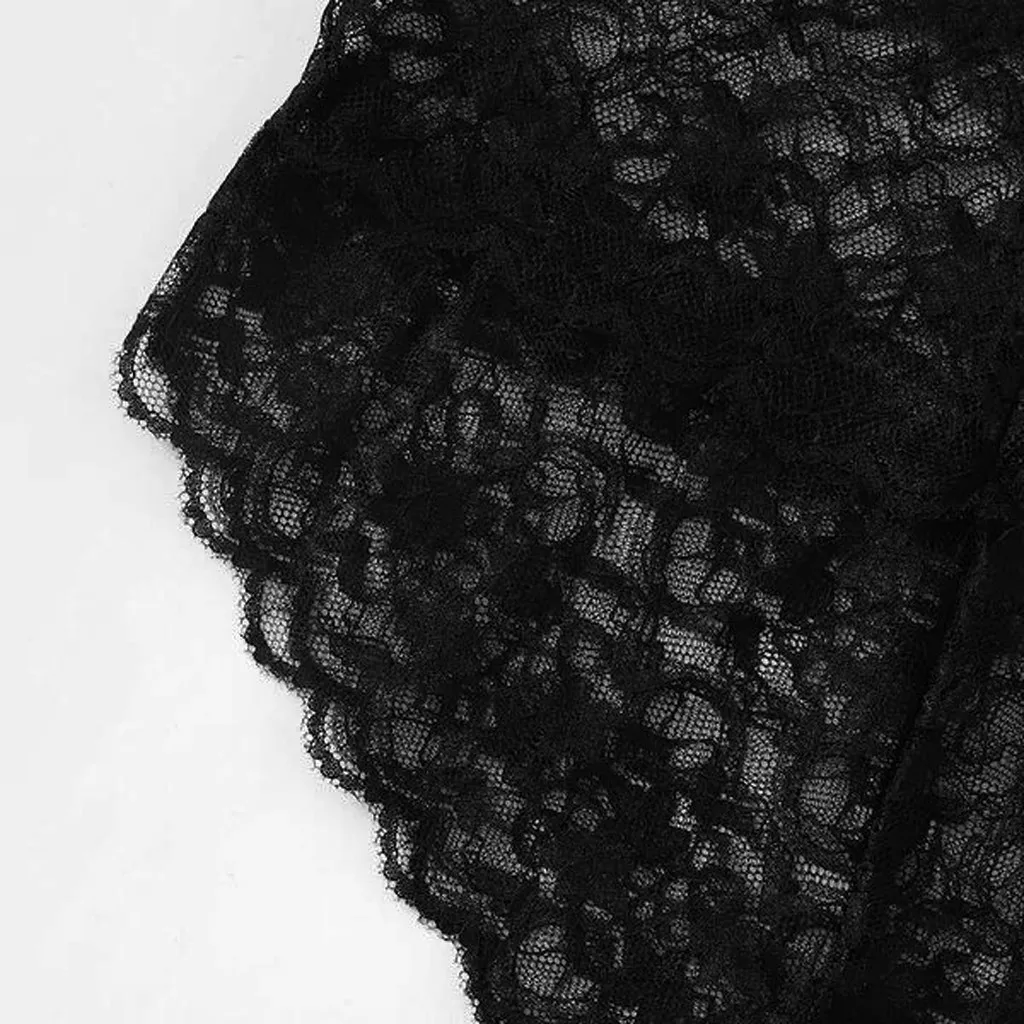 

Plus Size Women Sexy Lingerie Porno Siamese Lace Sleepwear Dress Transparent Hollow-out Babydoll Porno Costume Erotic Underwear