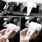 1 @ # гравитационный Автомобильный держатель для телефона с креплением на вентиляционное отверстие, подставка для мобильного телефона, смартфона, GPS, без магнитной подставки