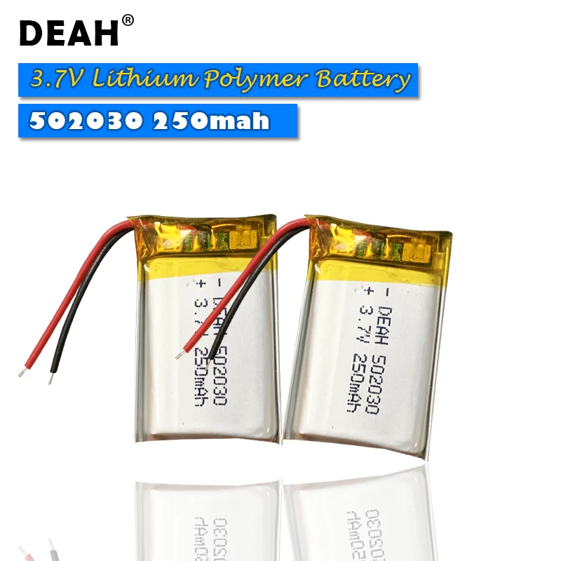 5-30 шт. 3 7 В Lipo cells 502030 250 мАч литиевая полимерная аккумуляторная батарея для MP3 MP4 GPS