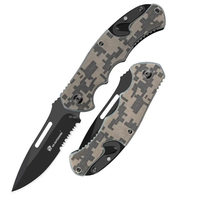 

HX OUTDOORS SAS Tactical Folding Blade Knives 3Cr13 Stainless Steel Camping Hunting Knife Outdoor Tools