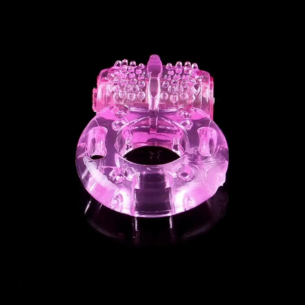 2 шт. вибрирующее кольцо для пениса эластичное задержки вибратор мужчин клетка