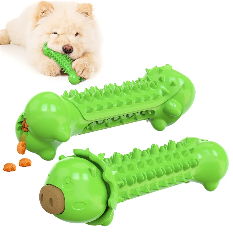 

Toys for Dogs Rubber Dog Ball For Puppy Funny Dog Toys For Pet Puppies Large Dogs Tooth Cleaning Snack Ball Toy For Pet Products