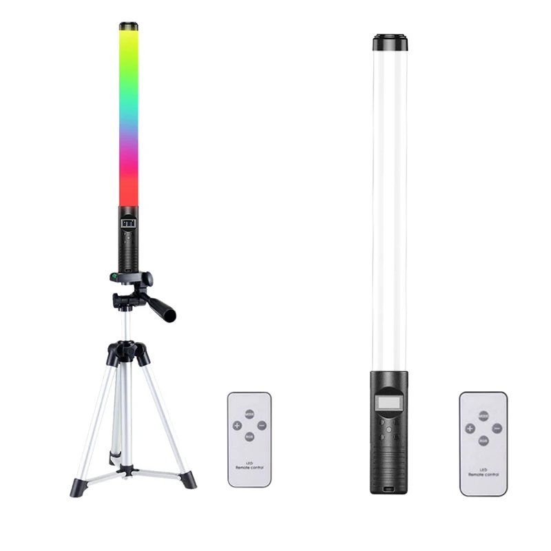 

RGB Light Wand Stick,Colorful LED Fill Light USB Rechargeable for Dance/Party Handheld Flash Speedlite