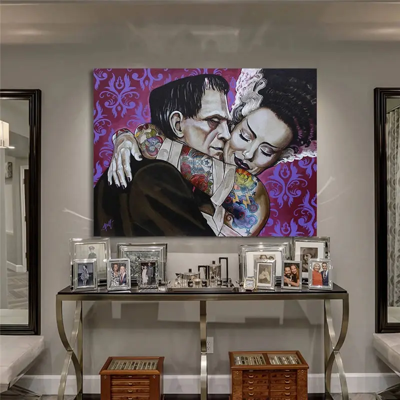 Плакат на холсте с изображением знаменитой женщины картина без рамки плакат и