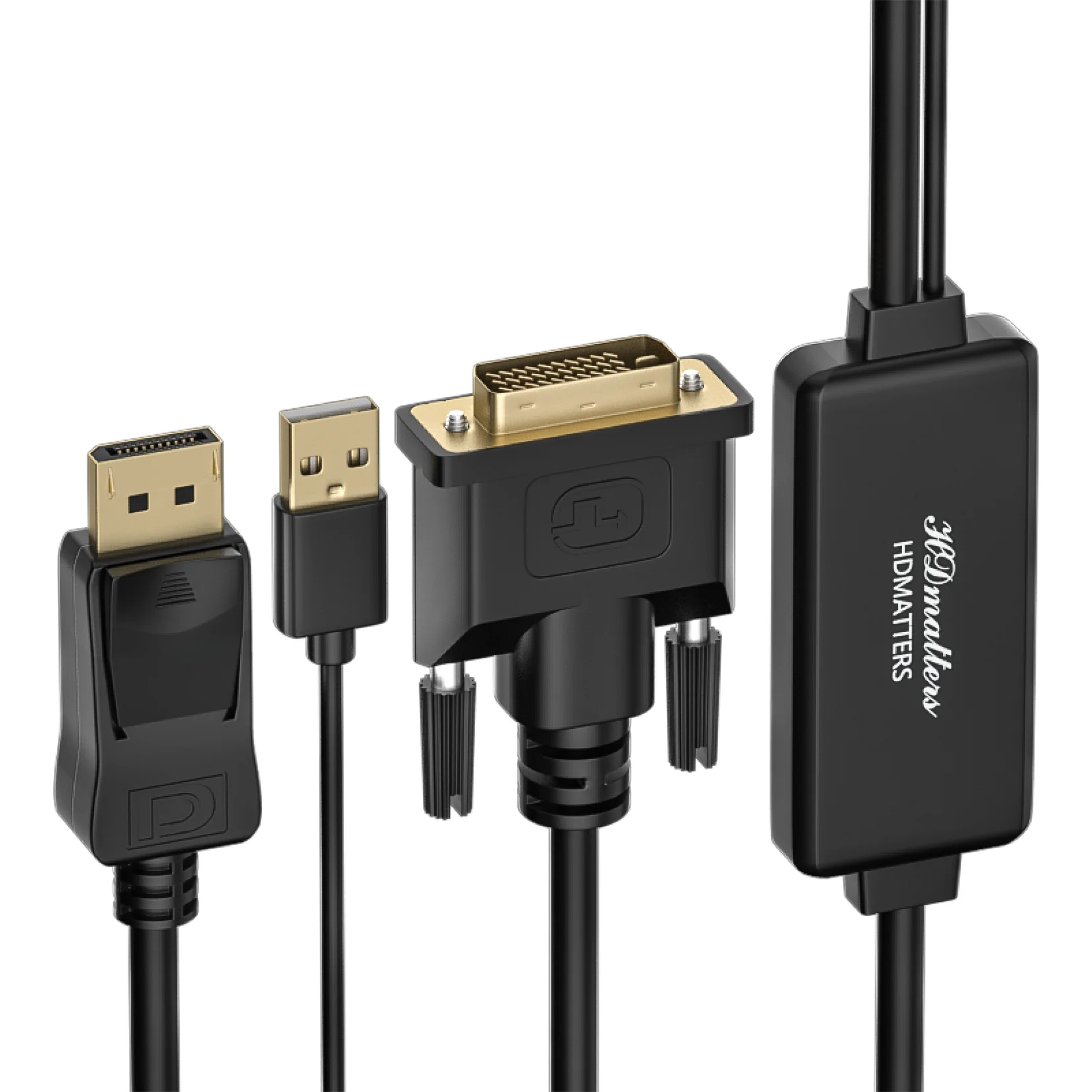 

Кабель-переходник с DVI на Displayport с USB-портом