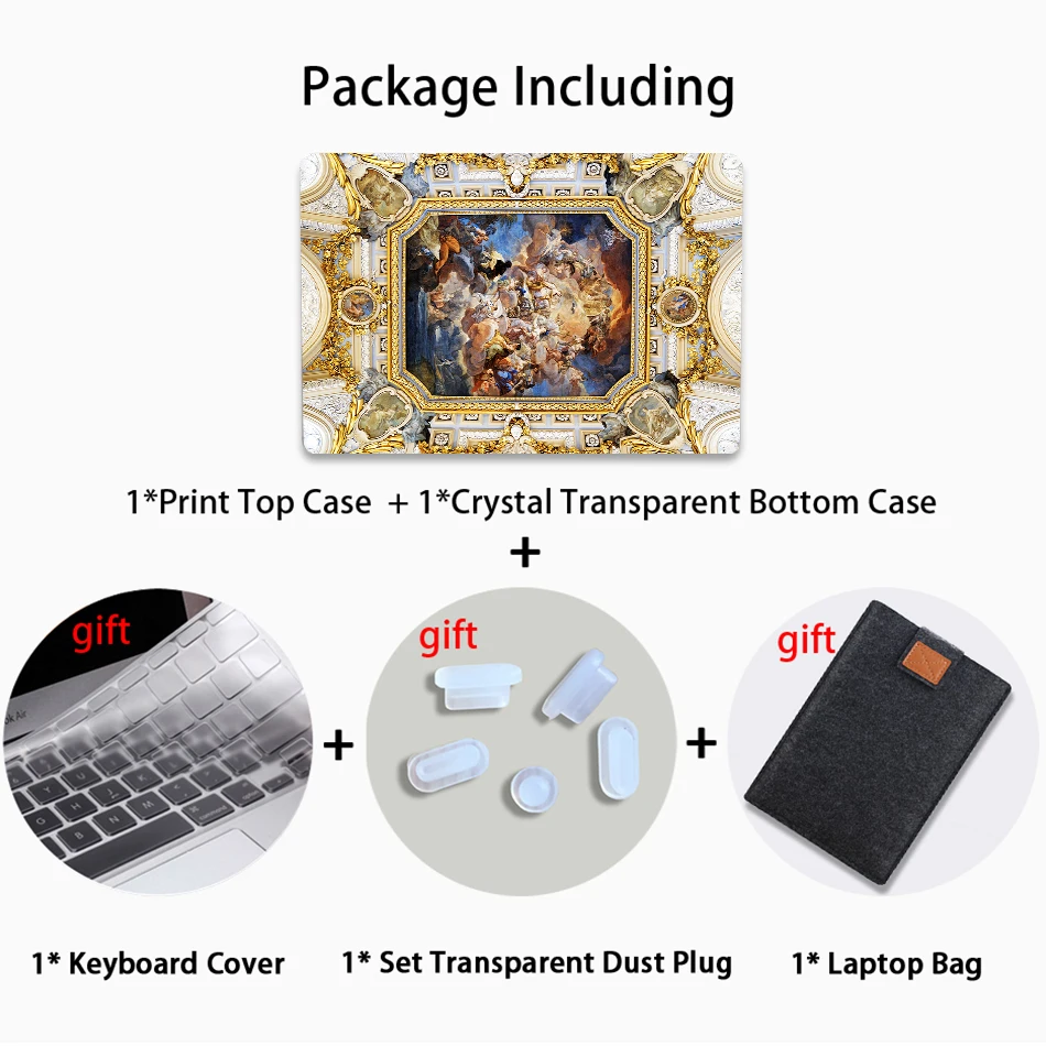 MTT чехол для Macbook Air 11 13 Pro retina 12 13 15 дюймов с сенсорной панелью сумка для ноутбука A1466 A2159 A1706 чехол+ клавиатура