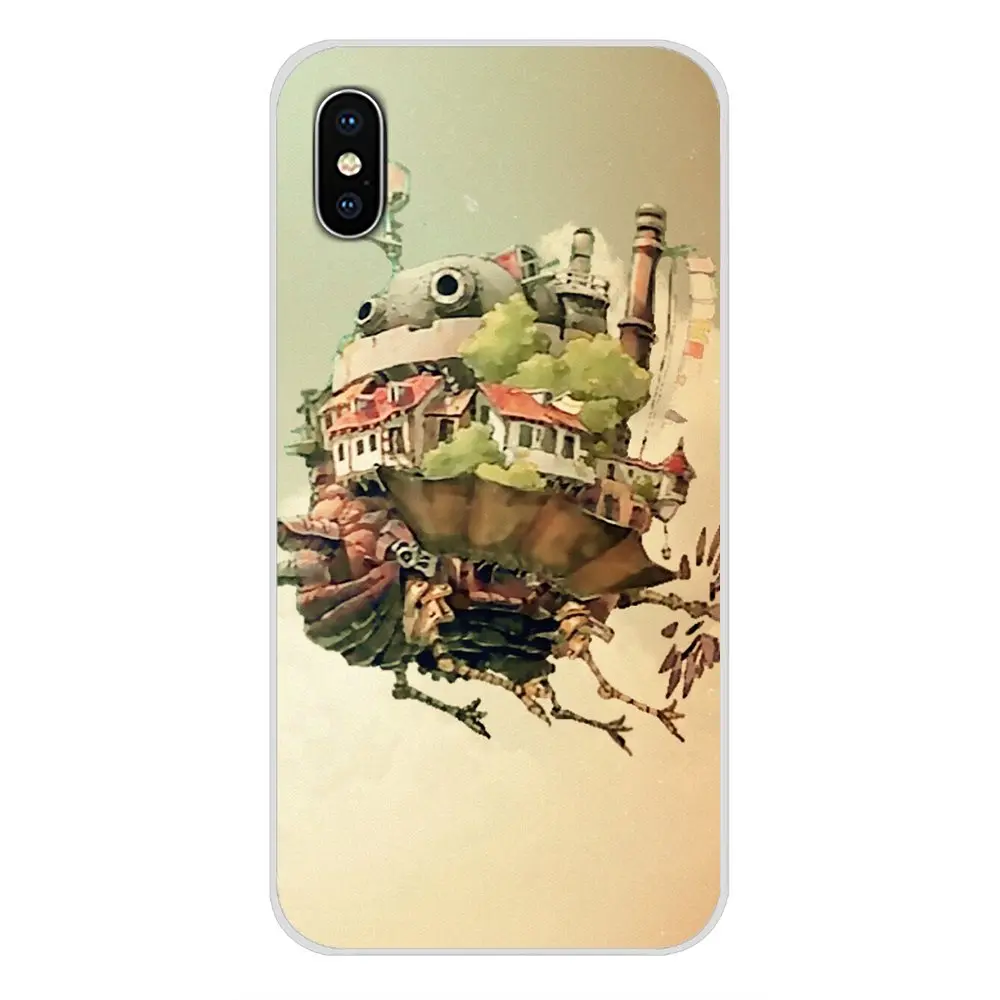 Прозрачные мягкие чехлы для huawei mate Honor 5X6X7 7A 7C 8 9 10 8C 8X20 30 Lite Pro Studio Ghibli Howl's Moving