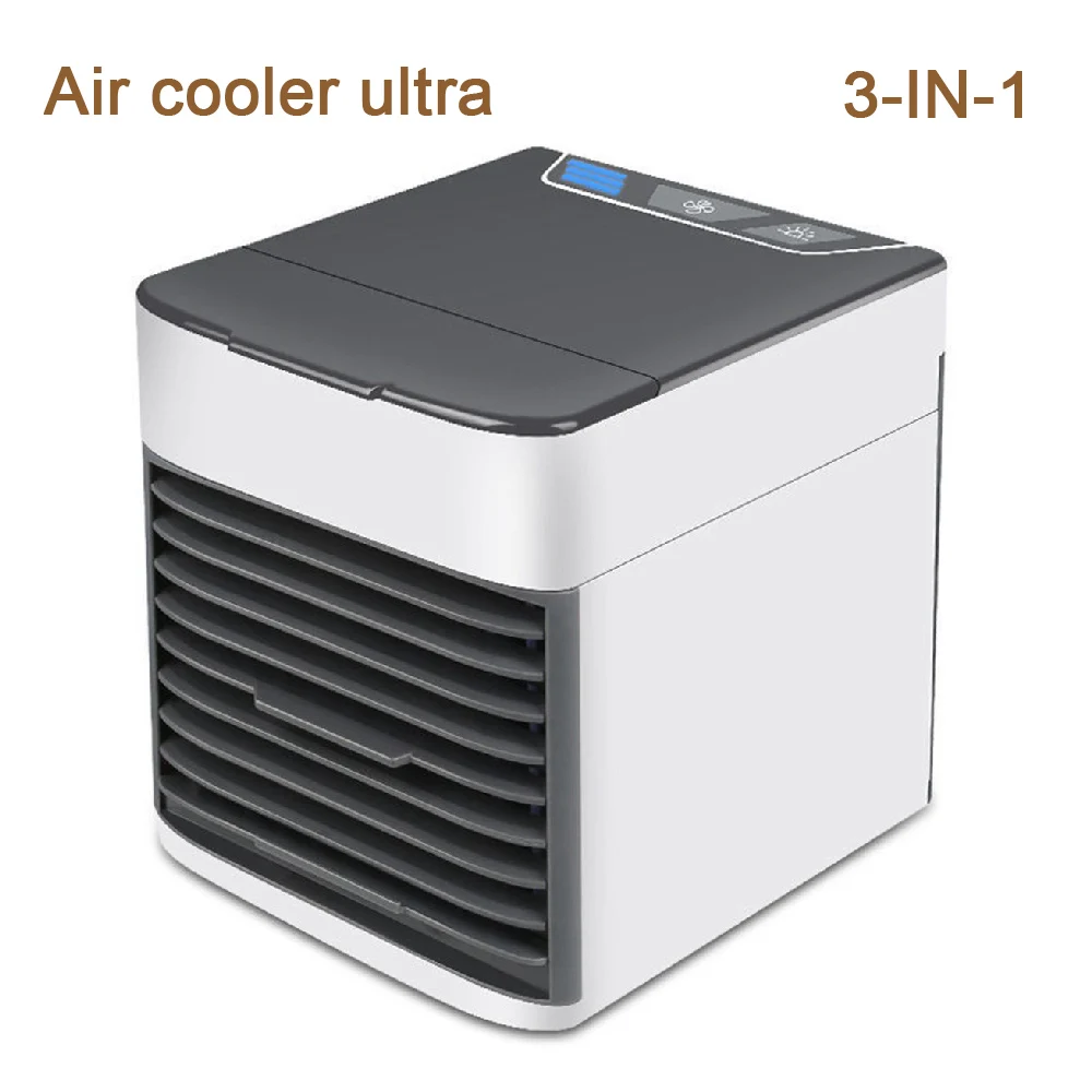 Воздушный охладитель ультра портативный кондиционер 7 цветов светодиодный USB