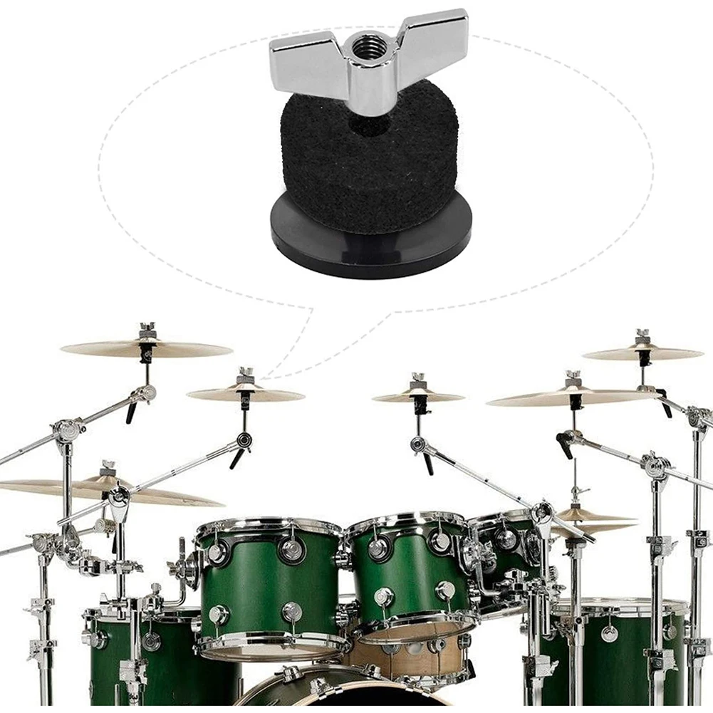 

18PCS Universal Durable Felt Pad Kit Protective Anti Friction Replacement Noise Reduction Accessories Washer Cymbal Sleeves Drum