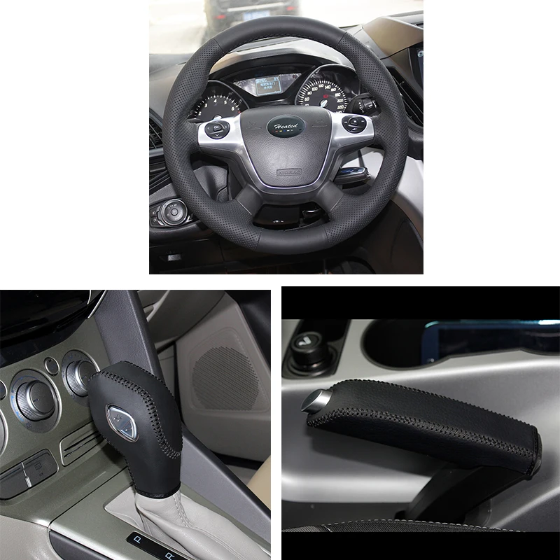 Чехол на руль для Ford Focus 3 2012 2014|Чехлы руль| |