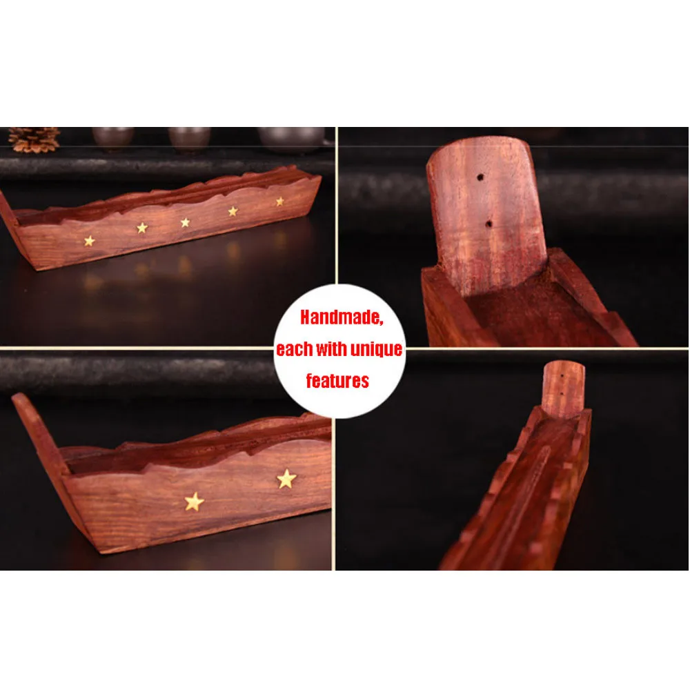 Палочка для ладана индийская ручная работа держатель из сандалового дерева