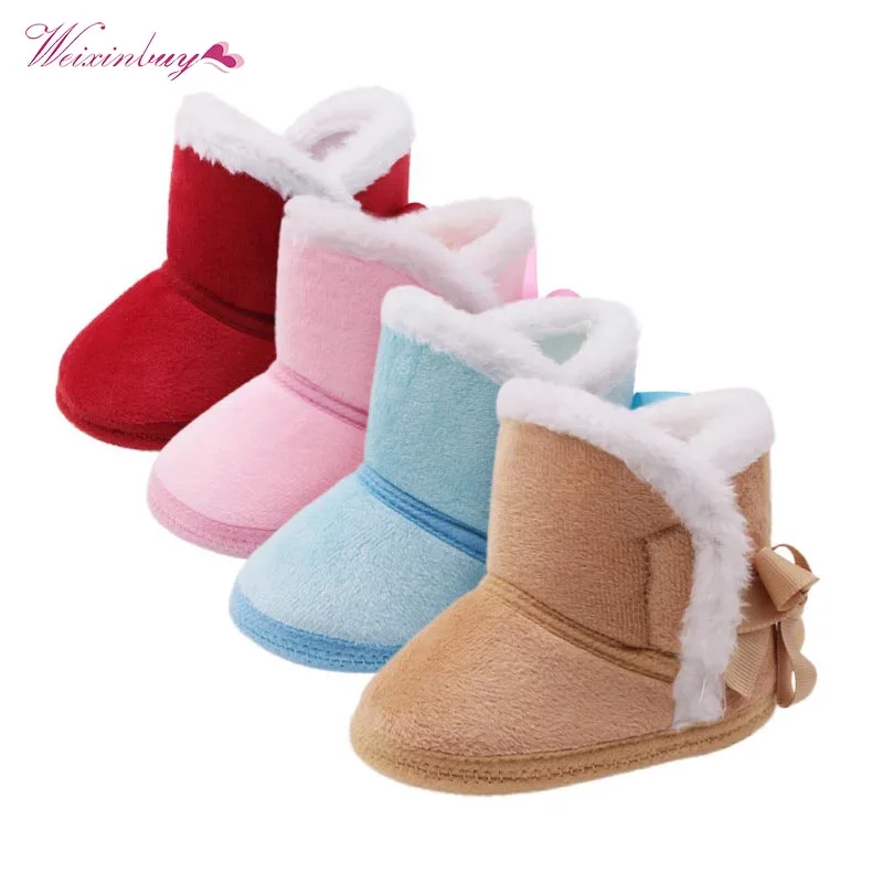 Зимняя Теплая обувь для маленьких мальчиков Вязаные свитера Ботинки Обувь и