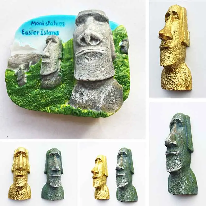 Статуи Чили Moai таинственное изображение на пасхальном острове в камнях