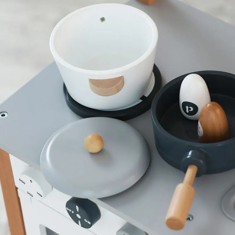 Деревянные игрушки для детей имитация европейской кухни набор кухонных игрушек