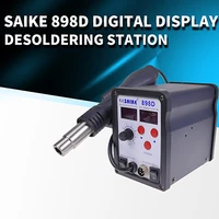 led digital saike 898d soldering station soldering iron hot air gun 2 in 1 desoldering motherboard repair tools