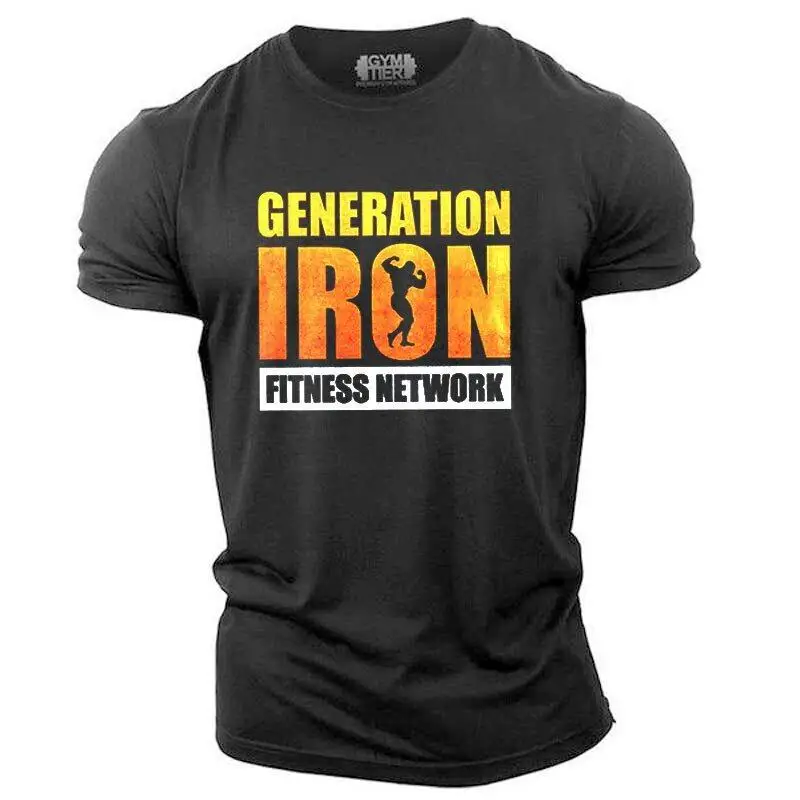 

Men's Summer Printing Casual Fashion Sweatshirt Outdoor Comfortable and Breathable Sports Fitness T-shirt 2021 New Arrival