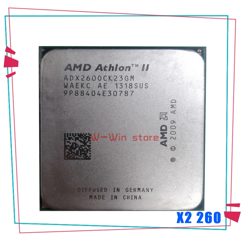 Двухъядерный процессор AMD Athlon II X2 260 3 2 ГГц adx260qui23gm разъем AM3 938pin | Компьютеры и офис
