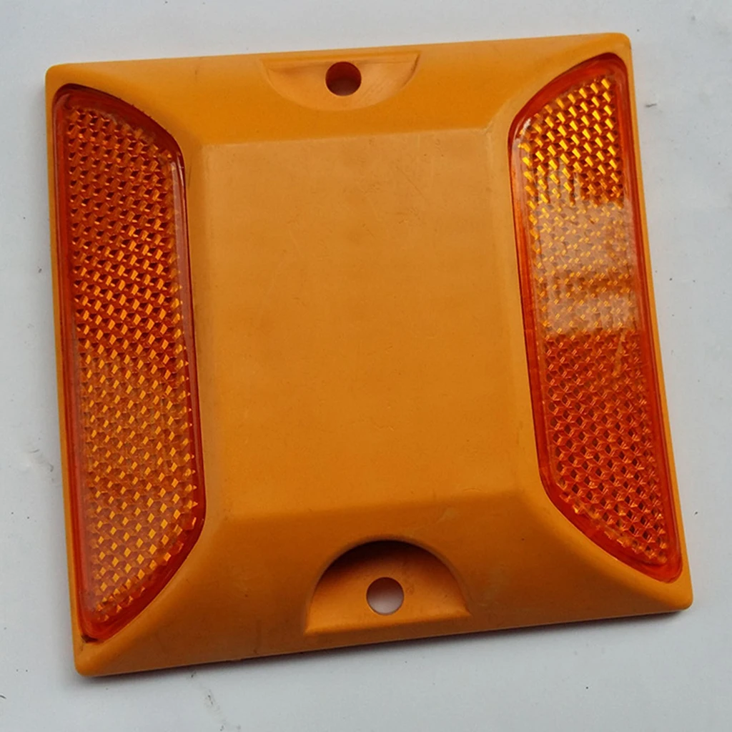 

10x Commercial Reflective Road Pavement Marker, Reflective Road Sign, Yellow