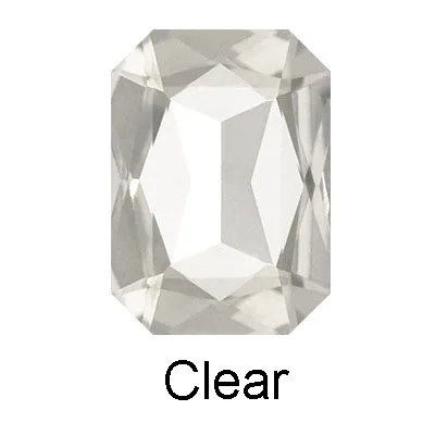 White Clear Pin 1 шт. модные красные заколки для волос розовое золото, розовый квадратный кристалл заколки для волос черный горный хрусталь заколка для волос для женщин Девушка аксессуары для волос - Окраска металла: White Clear Pin