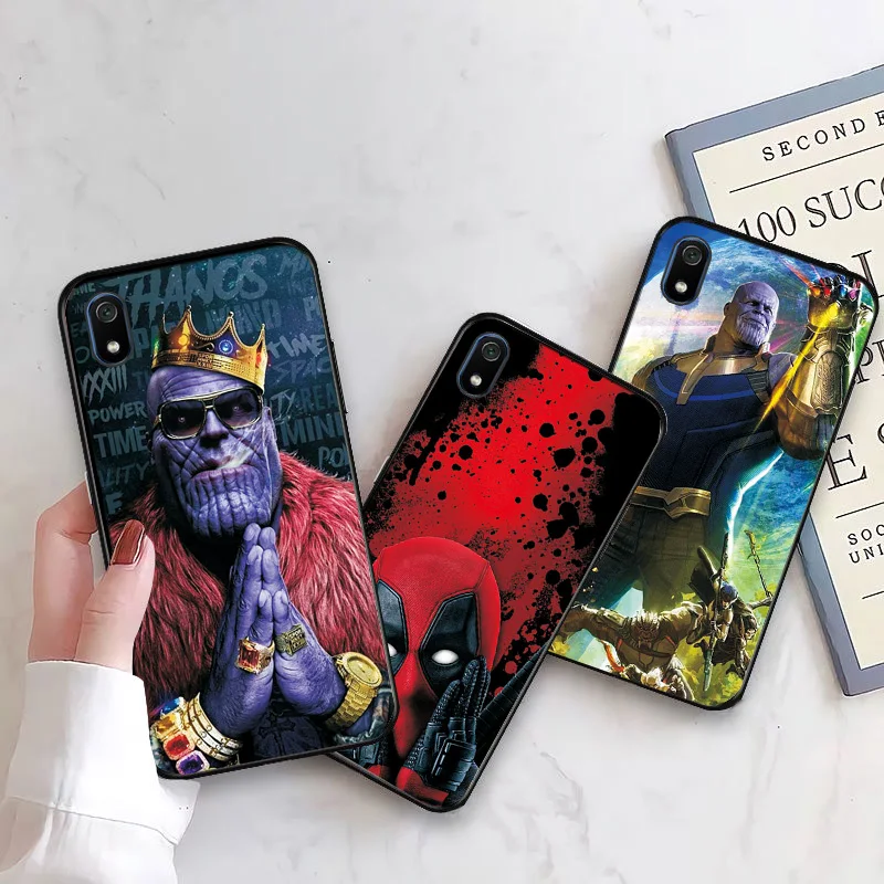 Силиконовый чехол с изображением Человека-паука для Xiaomi Redmi 7A 5. 45 '', черный чехол из ТПУ для Redmi 6 6A 7 7A 8 8A, задняя крышка для Xiaomi Redmi 7A