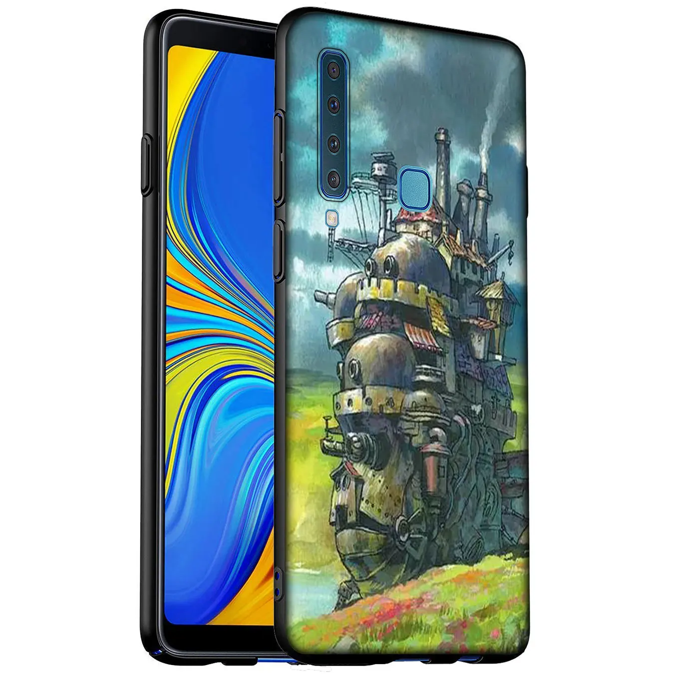 Howl's Howls Moving Castle Мягкий силиконовый чехол для телефона Samsung Galaxy A6 A7 A8 A9 2018 A3 A5 2016 2017