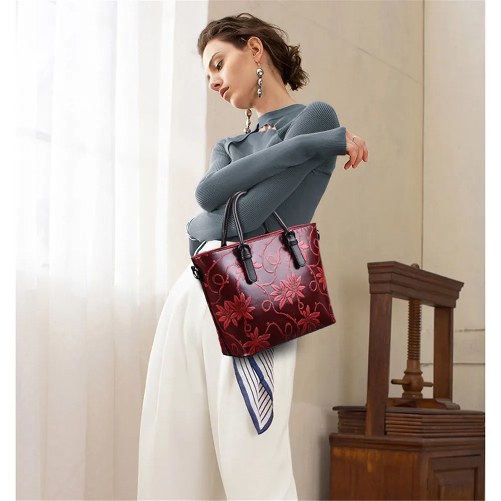 

2020 Luxury Brand Women Handbags Leather High Quality Shoulder Bag Female Crossbody Bags Large Capacity Tote