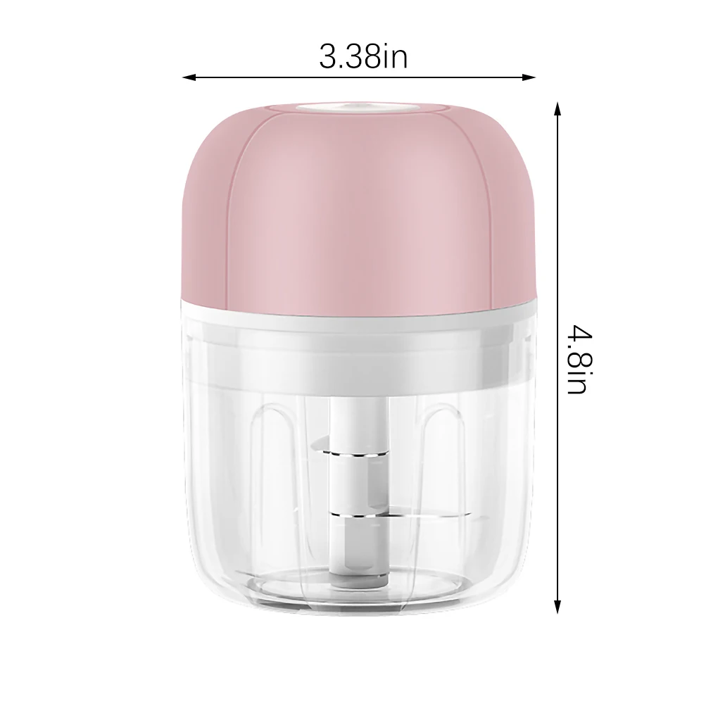 

100ML Electric Garlic Masher Sturdy Durable Mini Garlic Chopper USB Charging For Crushed Garlic Crushed Ginger Crushed