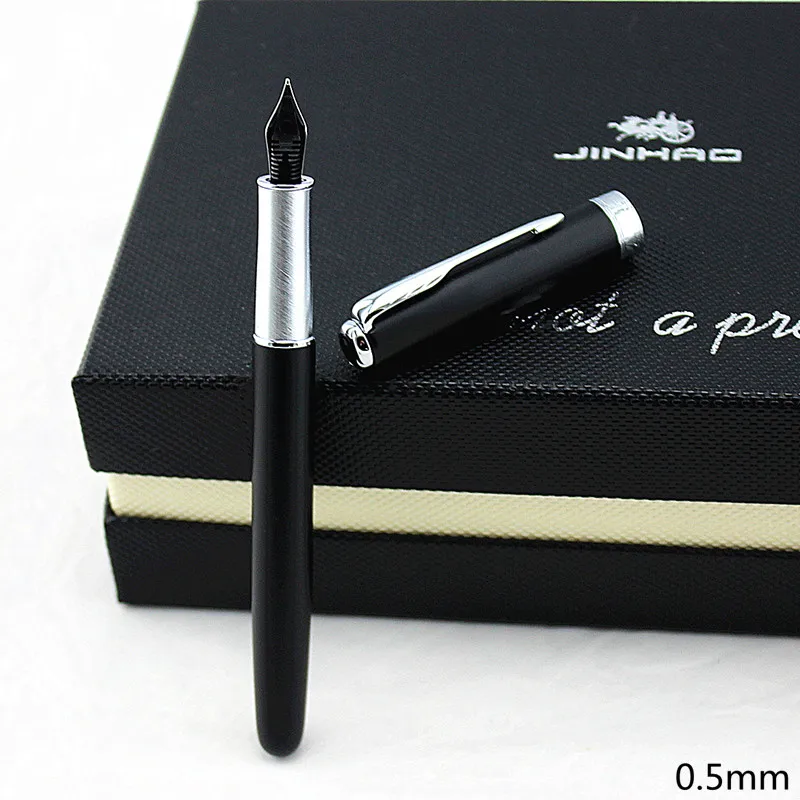 Ручка перьевая черная 0 5 мм для офиса|jinhao x450|fountain penquality fountain pens |