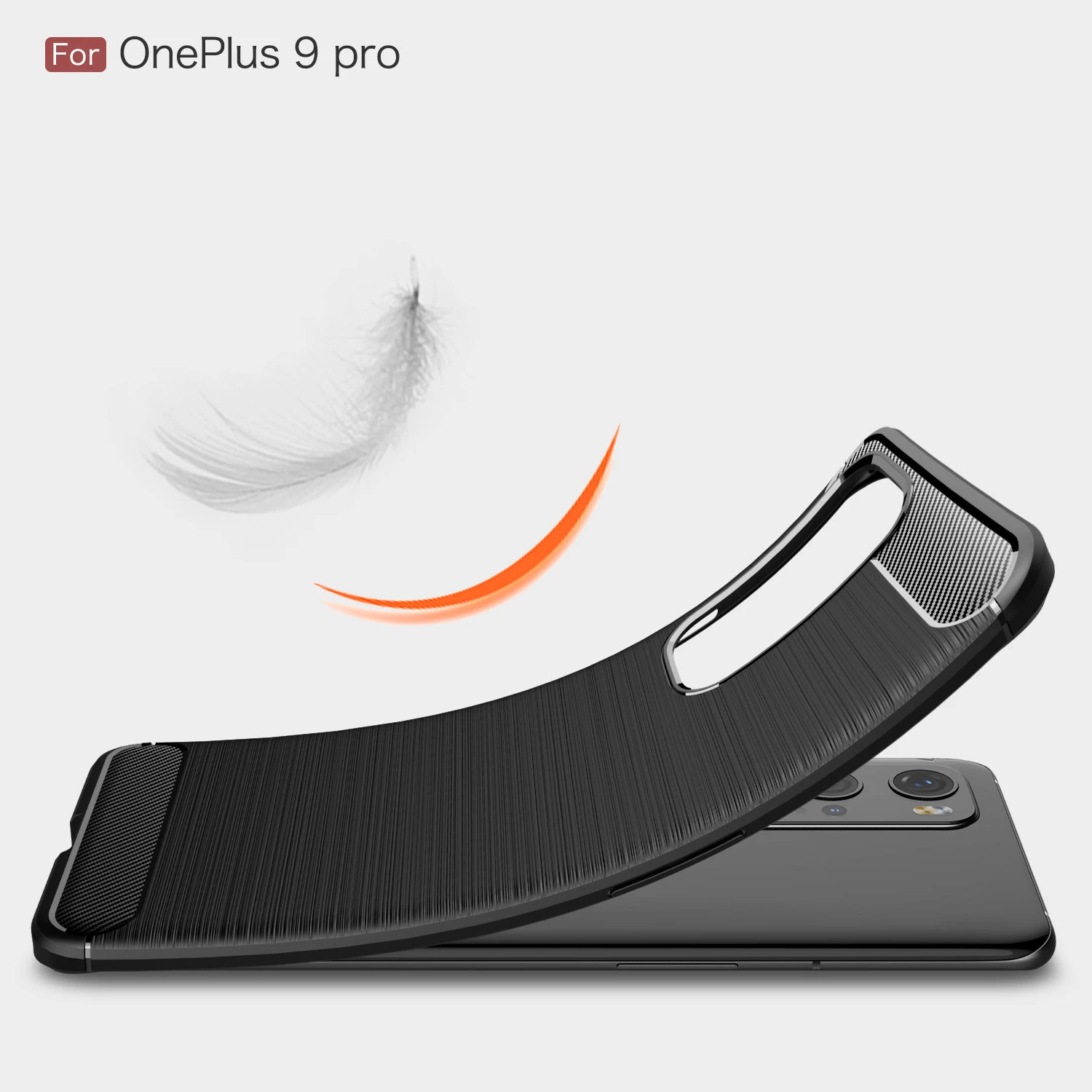 Чехол для Oneplus 9 Pro Мягкий противоударный чехол из жидкого силикона телефона |